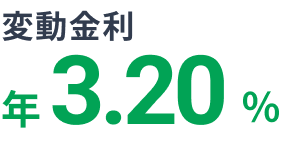 変動金利 年3.20%